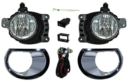 [CV588E] FARO AUX (NIEBLA) CHEVROLET S10 DE 2017 C/REJILLA CROM JGO 2 PZAS TW