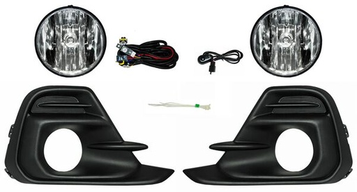 [CHSPA16FARNIEJGO] FARO AUX (NIEBLA) CHEVROLET SPARK DE 2016 AL 2018 LINEA NVA C/REJILLA S/FILO CROM JGO TW