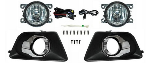 [FOESP13FAAHGFCLR] FARO AUX (NIEBLA) FORD ECOSPORT DE 2013 AL 2016 C/REJILLA C/CROM JGO IZQ/DER  CN (132548)