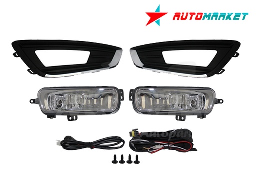 [FOFOC15FAAHGFCLR] FARO AUX (NIEBLA) FORD FOCUS DE 2015 AL 2016 C/REJILLA F/CROM JGO HGO (132542) EX+