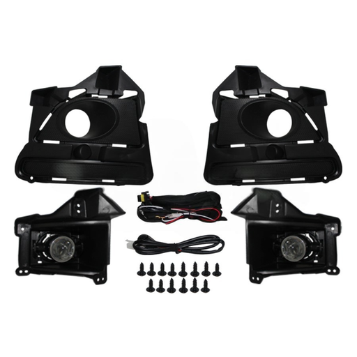 [FOMUS13FAALR] FARO AUX (NIEBLA) FORD MUSTANG DE 2013 AL 2014 C/REJILLA JGO HGO (132555)