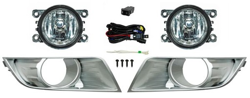 [FORAN16FARAUXJGOPT] FARO AUX (NIEBLA) FORD RANGER DE 2016 AL 2019 C/REJILLA PLATA JGO TW