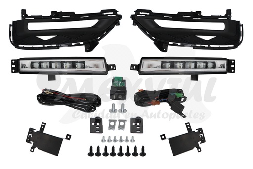 [HOACC16FAAHGLR] FARO AUX (NIEBLA) HONDA ACCORD DE 2016 AL 2017 C/REJILLA 2 PTAS C/LED JGO IZQ/DER HGO (132508) EX+