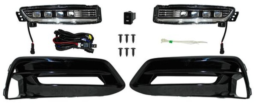 [HD916L] FARO AUX (NIEBLA) HONDA ACCORD DE 2018 AL 2019 LEDS C/REJILLA JGO 2 PZAS TW
