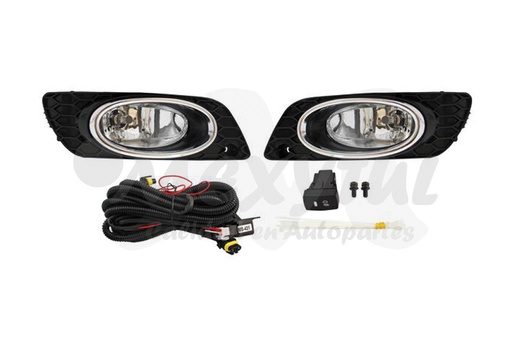 [HOCIV12FAAHGFC4LR] FARO AUX (NIEBLA) HONDA CIVIC DE 2012 C/REJILLA F/CROM 4 PTAS JGO HGO (132515) TW