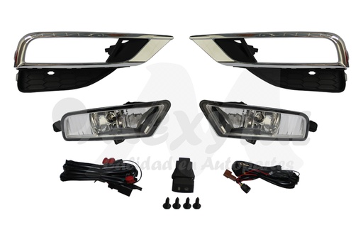 [HOCRV15FAAHGFCLR] FARO AUX (NIEBLA) HONDA CRV DE 2015 AL 2016 C/REJILLA F/CROM JGO HGO (132503) TW