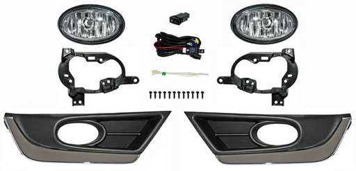 [HOCRV17FAACPJG] FARO AUX (NIEBLA) HONDA CRV DE 2017 AL 2019 C/REJILLA F/CROM JGO TW