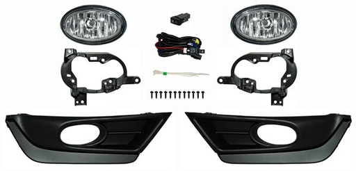 [HD993] FARO AUX (NIEBLA) HONDA CRV DE 2017 AL 2019 C/REJILLA NEG JGO TW