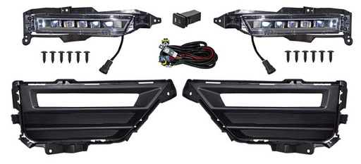 [HD2293-LED] FARO AUX (NIEBLA) HONDA CRV DE 2020 AL 2022 TOURING C/REJILLA JGO 2 PZAS TW