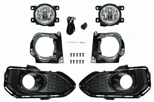 [HD953] FARO AUX (NIEBLA) HONDA FIT DE 2018 AL 2020 C/PARRILLA JGO