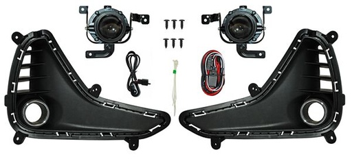 [HY1572] FARO AUX (NIEBLA) HYUNDAI GRAND I10 DE 2018 AL 2020 C/REJILLA F/CROM 5 PTAS JGO TYC TW