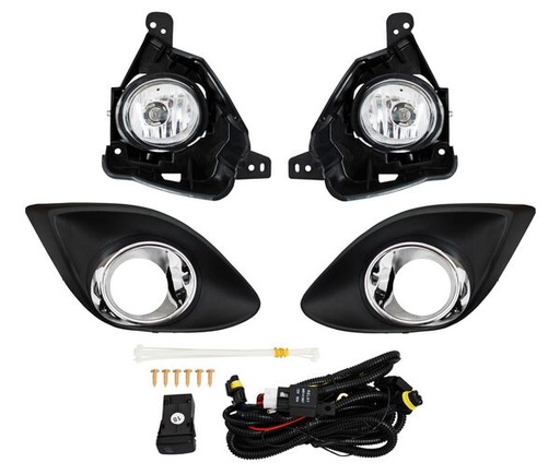 [19-60170005Z3] FARO AUX (NIEBLA) MAZDA 2 12-15 C/REJILLA F/CROM JGO 2 PZAS TW