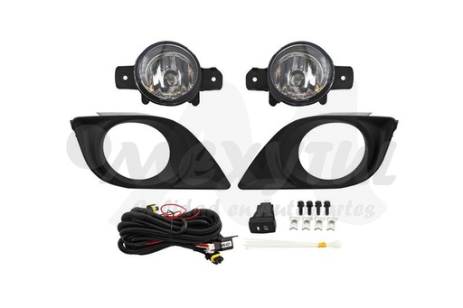 [NIVER12FAAHGLR] FARO AUX (NIEBLA) NISSAN VERSA DE 2012 AL 2014 C/REJILLA JGO  HGO N4 (132524)