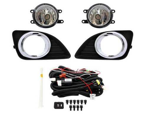 [TOCAM10FAAHGCRLR] FARO AUX (NIEBLA) TOYOTA CAMRY DE 2010 AL 2011 C/REJILLA F/CROM JGO HGO (132488)