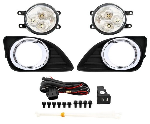 [19-A967DB05Z3] FARO AUX (NIEBLA) TOYOTA CAMRY 10-11 LEDS C/REJILLA JGO**** TW