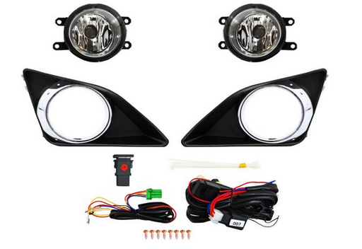 [TOCOR09FAAHGLR] FARO AUX (NIEBLA) TOYOTA COROLLA DE 2009 AL 2010 C/REJILLA F/CROM JGO HGO (132492)