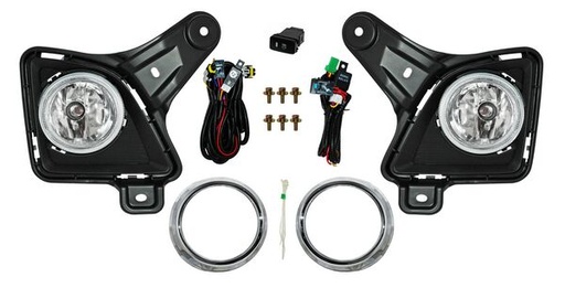 [TY487E] FARO AUX (NIEBLA) TOYOTA HIACE 06-10 C/REJILLA F/CROM JGO 2 PZAS TW