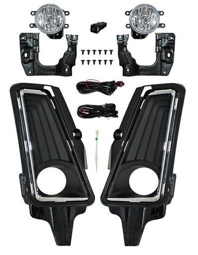 [TY7294E] FARO AUX (NIEBLA) TOYOTA HIACE 20-21 C/REJILLA F/CROM JGO TW