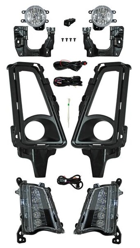 [TY7294-LED] FARO AUX (NIEBLA) TOYOTA HIACE 20-21 C/REJILLA LEDS JGO TW