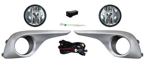 [TY493] FARO AUX (NIEBLA) TOYOTA HIGHLANDER 11-13 C/REJILLA PLATA JGO 2 PZAS TW