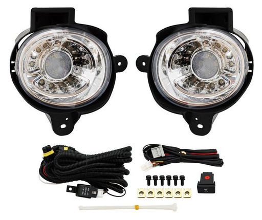 [19-C075B005Z3] FARO AUX (NIEBLA) TOYOTA HILUX 12-15 LEDS C/BASE JGO 2 PZAS TW