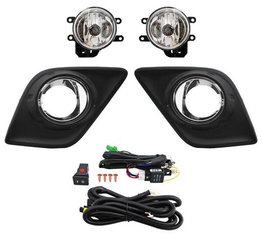 [TOHIL16FAAPFOCJ] FARO AUX (NIEBLA) TOYOTA HILUX 16-20 C/REJILLA F/CROM INT JGO