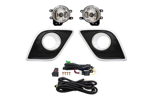 [TOPUH16FAAHGLR] FARO AUX (NIEBLA) TOYOTA HILUX 16-20 C/REJILLA DOBLE F/CROM JGO (132501) TW