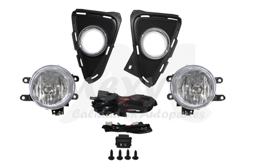 [TORAV16FAAHGLR] FARO AUX (NIEBLA) TOYOTA RAV4 DE 2016 AL 2018 C/REJILLA F/CROM JGO CN (132499)