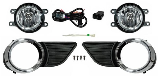 [TY350] FARO AUX (NIEBLA) TOYOTA SIENNA 11-17 C/REJILLA F/CROM JGO 2 PZAS TW