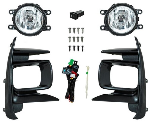 [TY950] FARO AUX (NIEBLA) TOYOTA SIENNA 18-20 C/REJILLA PLATA/GRIS JGO TW