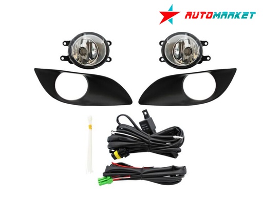 [TOYAR09FAAHGLR] FARO AUX (NIEBLA) TOYOTA YARIS DE 2009 AL 2013 5 PTAS C/REJILLA JGO HGO (132496) TW