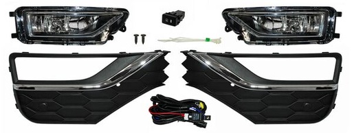 [VOAM18FAAURCJ] FARO AUX (NIEBLA) VOLKSWAGEN AMAROK 18 C/REJILLA C/CROM JGO