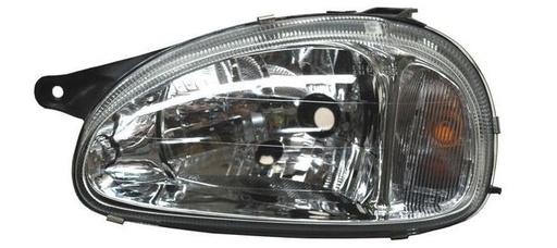 [20-B448-05-6B] FARO CHEVROLET CHEVY /POP/SWING/JOY/MONZA 2001 AL 2003 LISO C/AJUSTES IZQ