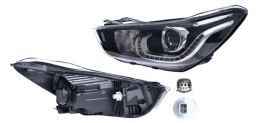 [20-F4720615B3-US] FARO CHEVROLET SPARK 2016 AL 2019 LEDS IZQ DESMONTADO