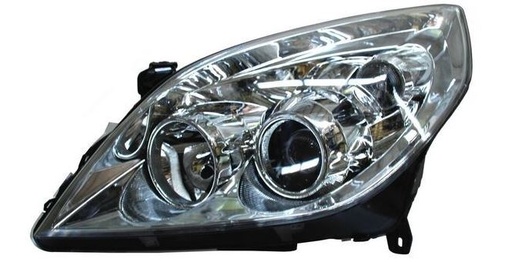 [20-B042-05-2B] FARO CHEVROLET VECTRA 2005 AL 2007 FONDO CROM C/LUPA LINEA NVA IZQ TYC