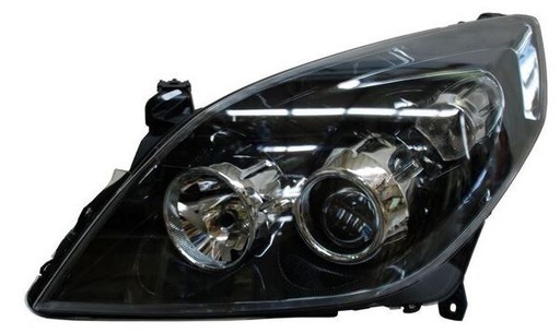 [20-B110-05-2B] FARO CHEVROLET VECTRA 2005 AL 2007 FONDO NEG C/LUPA LINEA NVA IZQ TYC