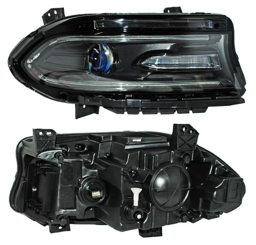 [20-9695-A0-1A] FARO DODGE CHARGER 2016 AL 2019 BULBO HB3 LEDS DER TYC