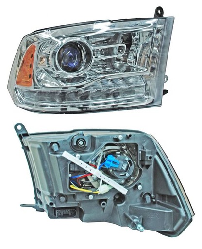 [20-9391-00-1N] FARO DODGE PICK UP 2013 AL 2015 FONDO CROM C/LUZ DE DIA DER TYC PU