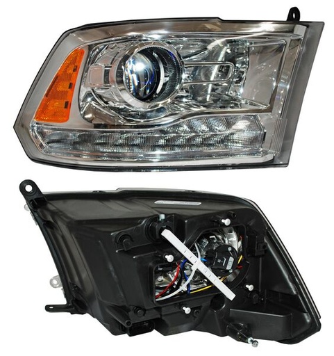 [20-9391-B0-1A] FARO DODGE PICK UP 2016 AL 2017 FONDO CROM C/LUZ DE DIA DER TYC PU