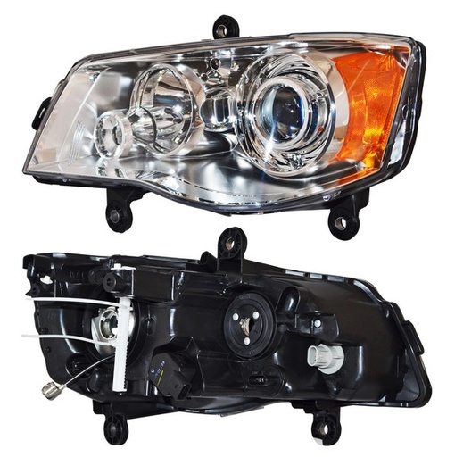 [20-H302-06-9B] FARO DODGE TOWN & COUNTRY 2008 AL 2016/ CARAVAN 2011 AL 2015 FONDO CROM C/LUPA IZQ TYC