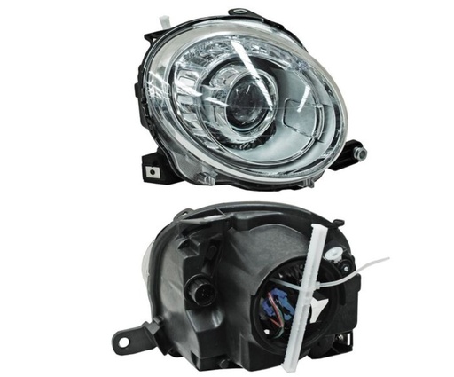 [20-9375-00-1N] FARO FIAT FIAT 500 2009 AL 2013 C/LUPA SUP DER TYC