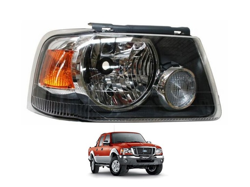 [20-C075-05-6B] FARO FORD RANGER 2005 AL 2009 FONDO NEG DER TYC