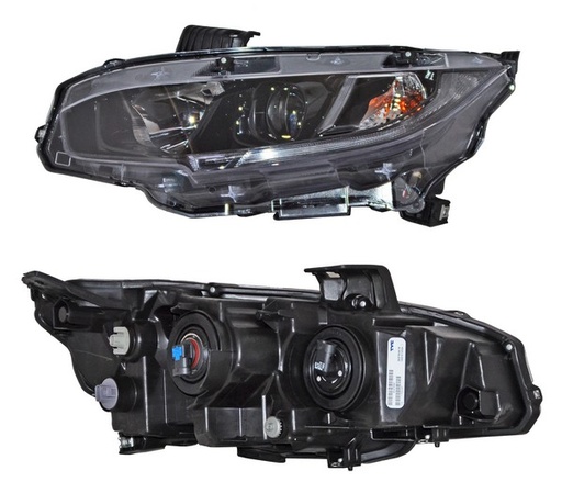 [20-9778-A0-1N] FARO HONDA CIVIC 2019 AL 2020 4 PTAS FONDO NEG IZQ TYC