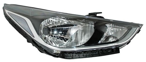 [20-G179-05-2B] FARO HYUNDAI ACCENT 2018 AL 2019 CENT DER TYC