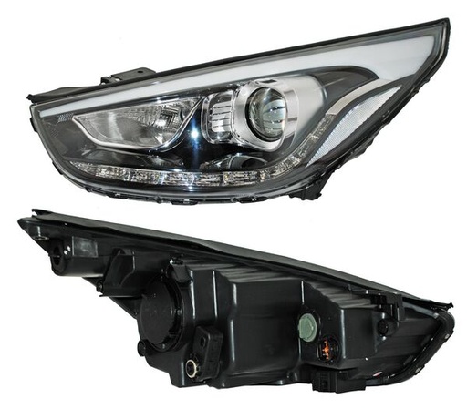 [20-E8240015B3] FARO HYUNDAI IX35 2015/ TUCSON 2010 AL 2015 AMER ELECT LEDS CN IZQ