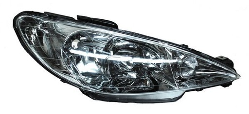 [FAPE-2001-2ASC1] FARO PEUGEOT 206 2001 AL 2009 LISO DOBLE AS DER CNO
