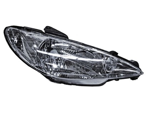 [20-B275-05-6B] FARO PEUGEOT 206 2001 AL 2009 LISO UN AS DER TYC