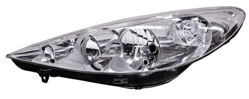 [20-C182-06-6B] FARO PEUGEOT 207 2008 AL 2013 FONDO CROM IZQ TYC
