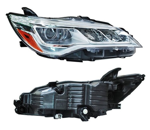 [20-9611-00-1N] FARO TOYOTA CAMRY 2015 AL 2017 FONDO CROM LEDS DER TYC