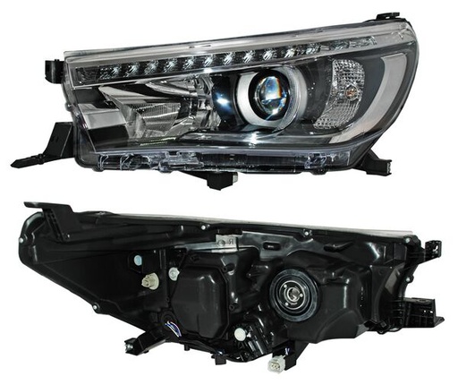 [20-F388-06-2B] FARO TOYOTA HILUX 2016 AL 2022 C/MOTOR C/LUPA LEDS IZQ TYC